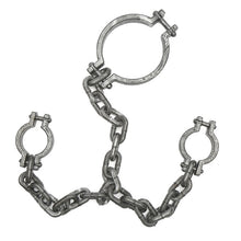 Load image into Gallery viewer, Halloween Props Chain Handcuffs Cosplay Prisoners Dress Up Handcuff Wrist Shackles Tooks Costume Party Trick Props Supplies