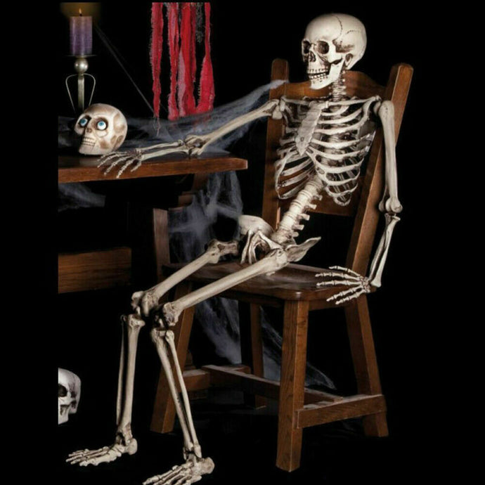 Poseable Full Life Size Menselijk Skelet Halloween Decoratie Party Prop Nieuwe 40cm