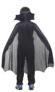 New fashion Children's Boys Girls Halloween Cosplay Costume Long Sleeve Top + Pants + Cloak Vampire Performance Costume 3pcs/set