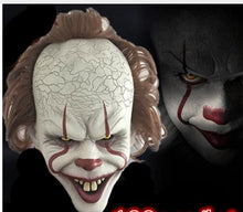 Load image into Gallery viewer, Stephen King&#39;s It Mask Pennywise Horror Clown Joker Mask Clown Mask Halloween Cosplay Costume Props