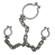 Load image into Gallery viewer, Halloween Props Chain Handcuffs Cosplay Prisoners Dress Up Handcuff Wrist Shackles Tooks Costume Party Trick Props Supplies